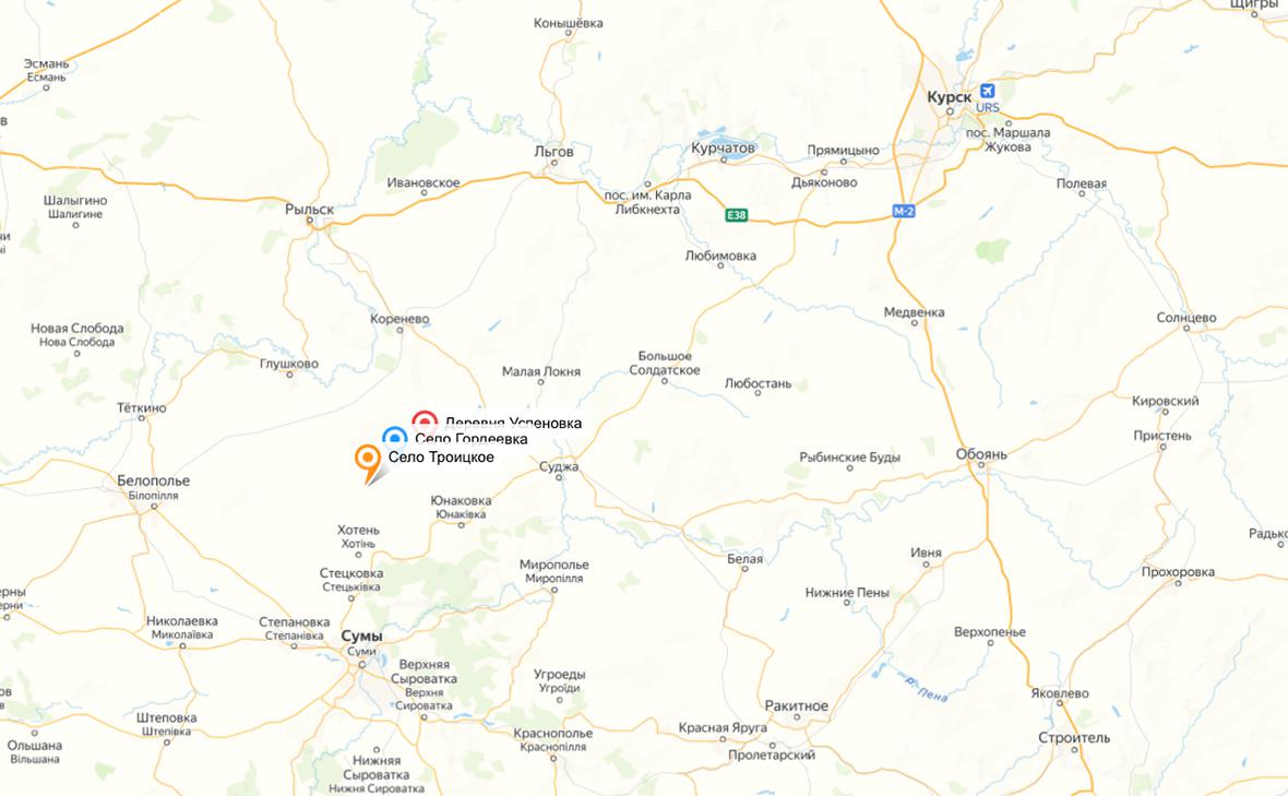 Курский губернатор сообщил об оставшемся без света после обстрела поселке