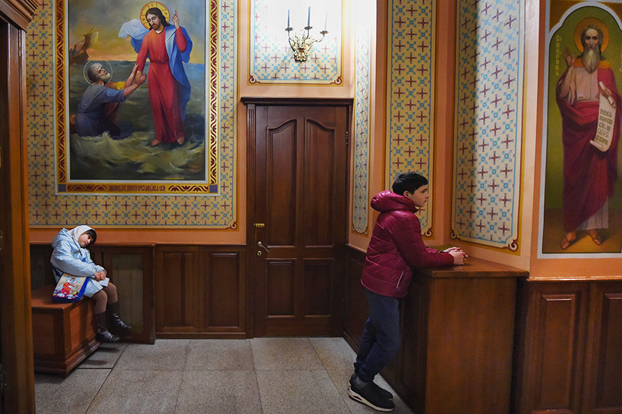 Как встретили Пасху в России. Фоторепортаж
