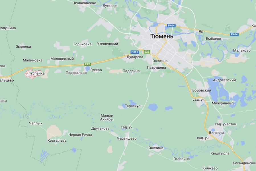 В селе Успенка в Тюменской области загорелись 13 жилых домов