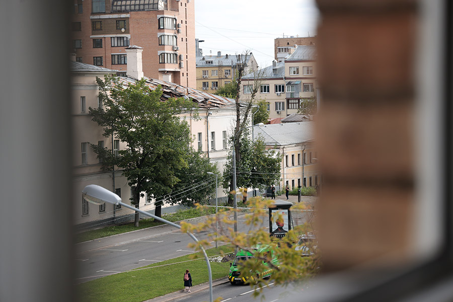 Последствия атаки беспилотников в Москве. Фоторепортаж