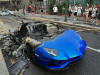 В центре Москвы сгорел суперкар Lamborghini