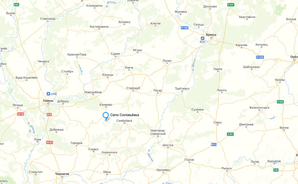 Богомаз сообщил об обстреле поселка Белая Березка в Брянской области