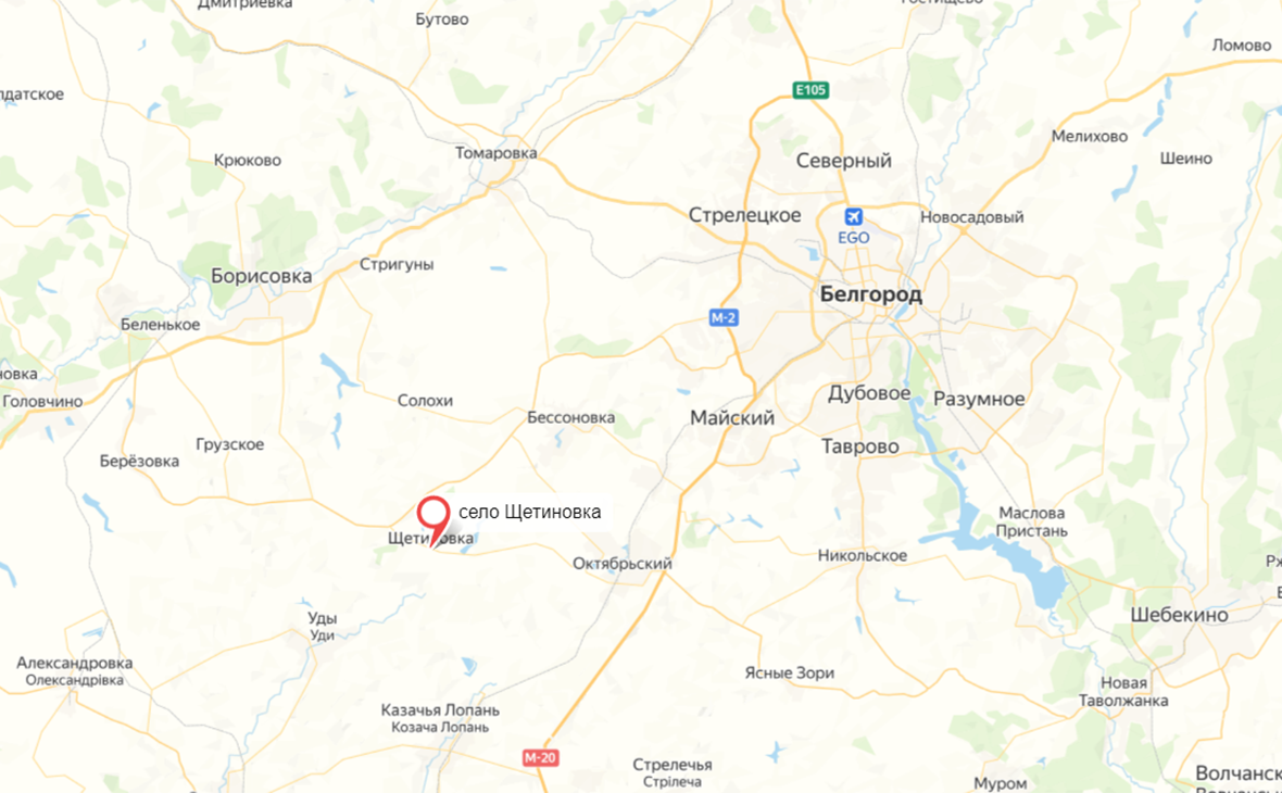 Беспилотник врезался в жилой дом в Курске