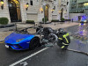 В центре Москвы сгорел суперкар Lamborghini