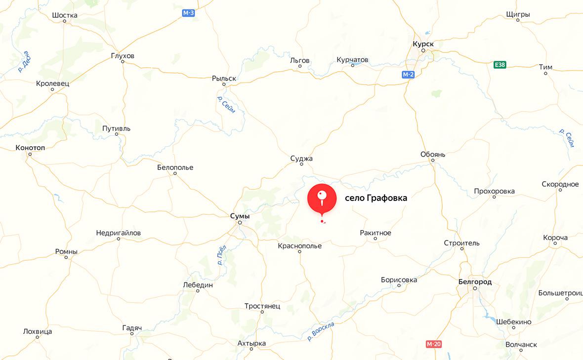 После обстрела села в Белгородской области начался пожар