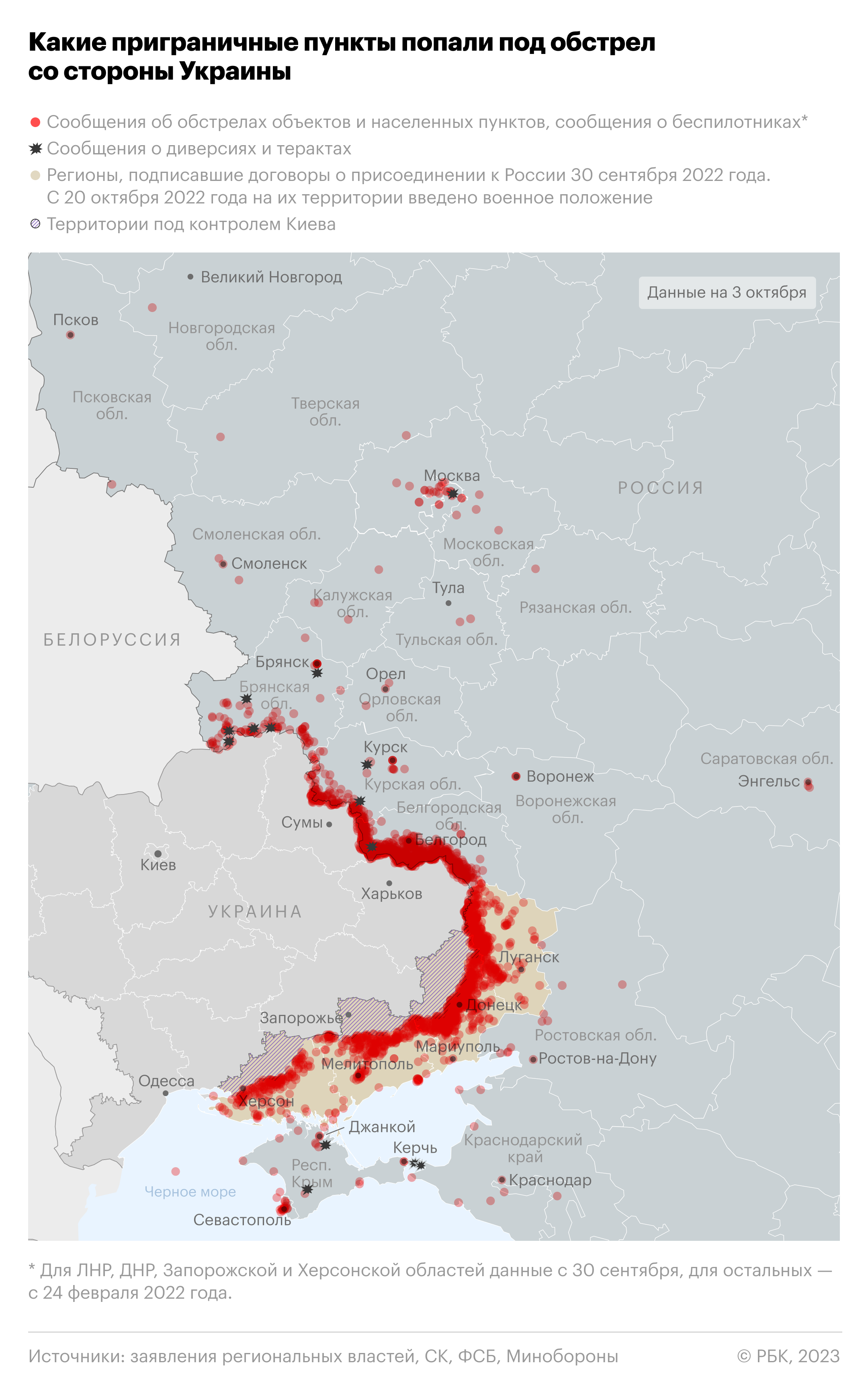 При обстреле села в Курской области была повреждена сотовая вышка