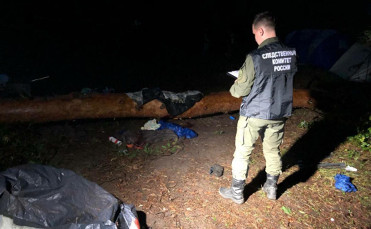 В Новокузнецке сорванная ураганом вывеска ТЦ упала на женщину