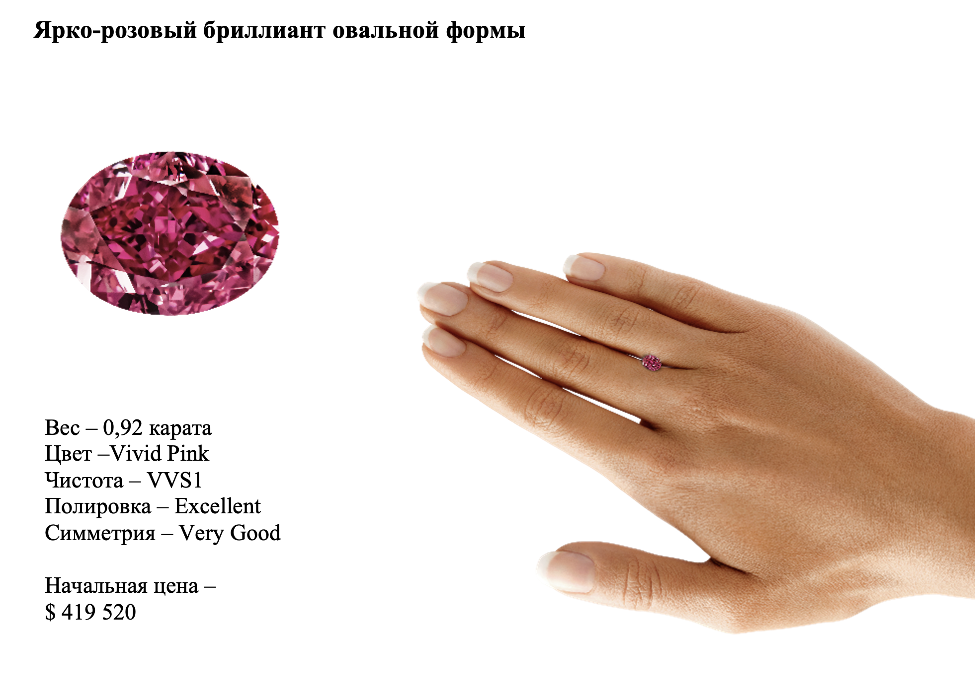 АЛРОСА продаст с аукциона желтый бриллиант весом более 30 карат