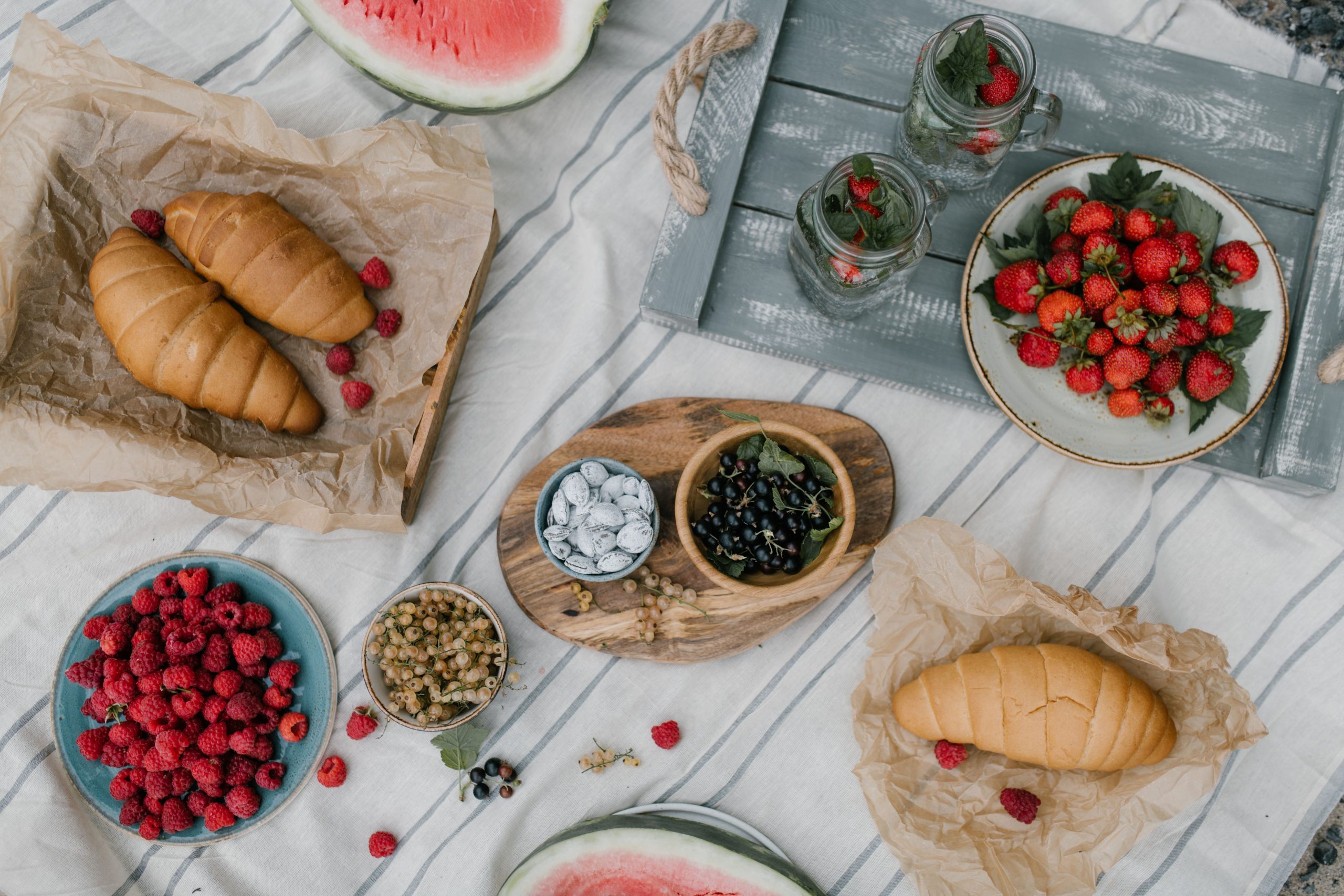 croissant with ice cream dessert,nutritionist healthy diet advice,knyazhenika arctic berry,watermelon summer fruit,balanced meal portion control